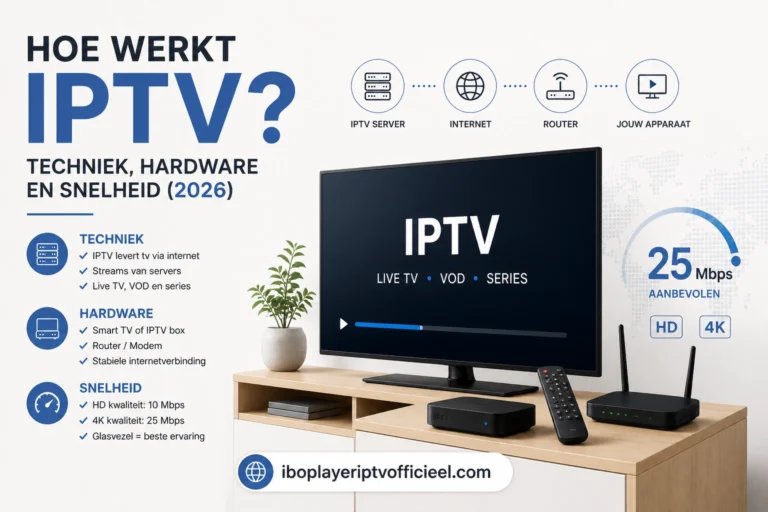Hoe werkt IPTV in 2026? De techniek stap voor stap